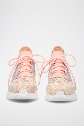 Baskets compensées - Rose