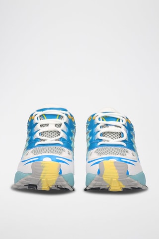 Baskets plateformes en cuir - Gris