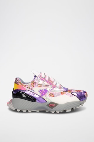 Baskets en cuir - Violet
