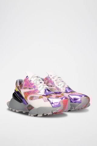 Baskets en cuir - Violet