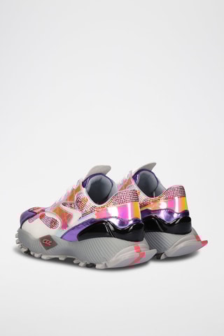 Baskets en cuir - Violet