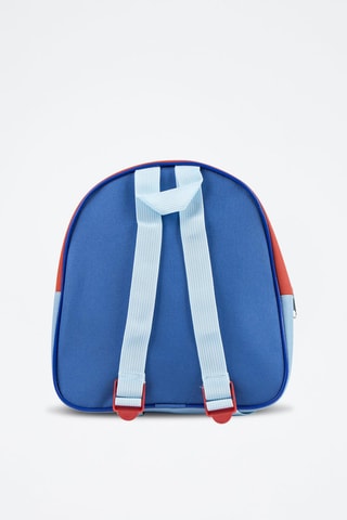 Mochila com material escolar Patrulha Pata - 20 peças - Vermelho e azul-rei