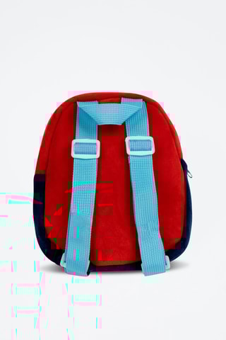 Mochila em veludo Minnie Disney - Vermelho e branco 