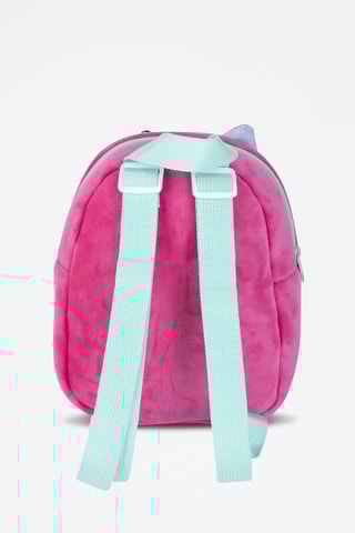Mochila em veludo Gabby e a Casa de Bonecas - Rosa 
