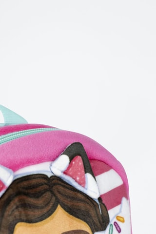 Mochila em veludo Gabby e a Casa de Bonecas - Rosa 