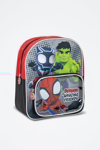 Mochila Spidey e os seus amigos incríveis Marvel - Vermelho e cinzento