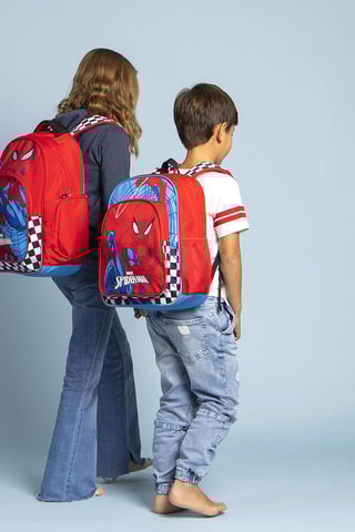 Mochila Homem-Aranha Os Vingadores Marvel - Vermelho e azul