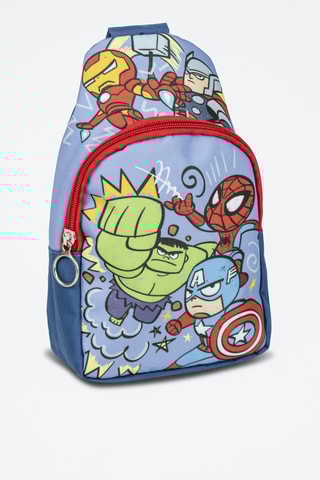 Mochila a tiracolo Vingadores Marvel Azul-celeste