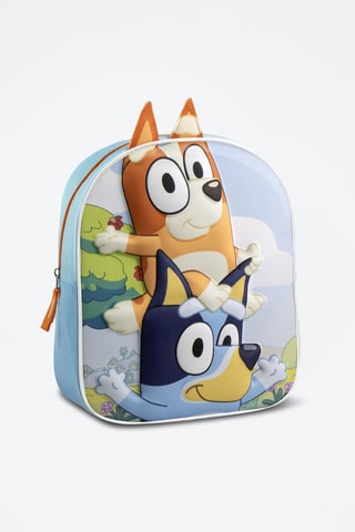 Mochila Bluey e Chili Bluey Disney - Azul-celeste e laranja 