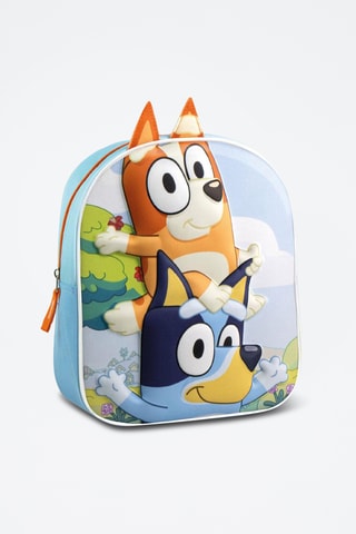 Mochila Bluey e Chili Bluey Disney - Azul-celeste e laranja 