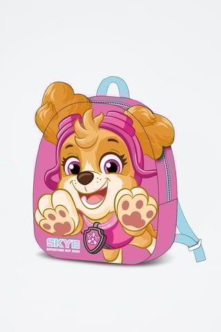 Mochila Stella Patrulha Pata - Rosa e azul-celeste 