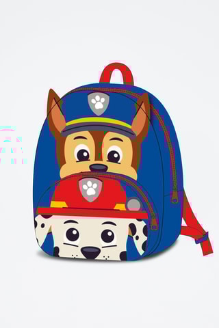 Mochila Patrulha Pata Disney - Azul-real e vermelho 