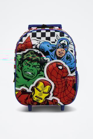 Mochila com rodas Os Vingadores Marvel - Azul-marinho e vermelho