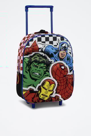 Mochila com rodas Os Vingadores Marvel - Azul-marinho e vermelho
