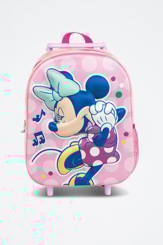 Mochila com rodas Minnie Disney - Rosa