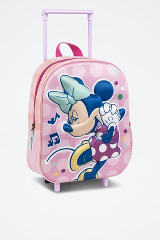 Mochila com rodas Minnie Disney - Rosa
