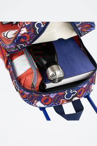 Mochila com rodas Mickey Disney - Vermelho