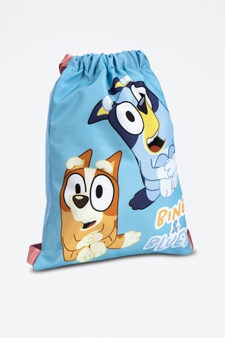 Mochila Bluey - Azul e castanho