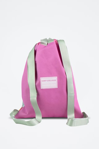 Mochila Gabby e e Casa mágica - Rosa e castanho