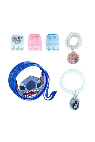 Pochete de beleza Stitch Lilo e Stitch Disney - Azul-elétrico