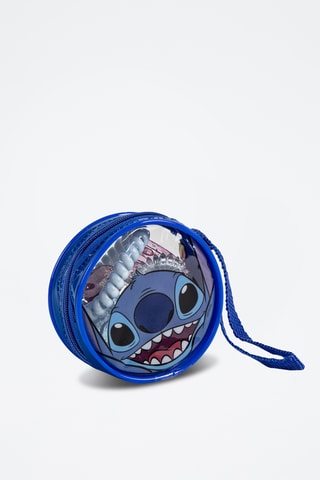 Pochete de beleza Stitch Lilo e Stitch Disney - Azul-elétrico