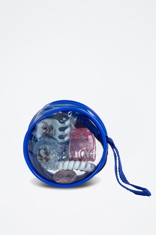 Pochete de beleza Stitch Lilo e Stitch Disney - Azul-elétrico