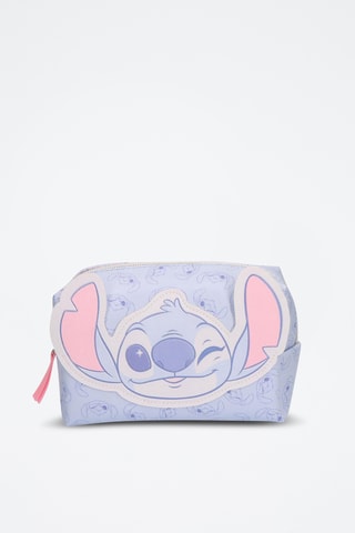 Bolsa de higiene Stitch Lilo e Stitch Disney - Malva e branco
