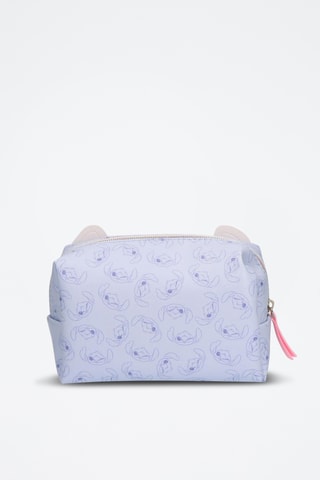 Bolsa de higiene Stitch Lilo e Stitch Disney - Malva e branco