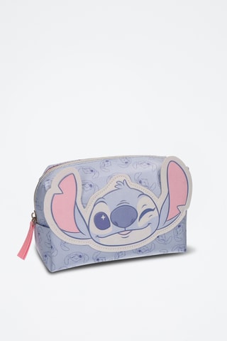 Bolsa de higiene Stitch Lilo e Stitch Disney - Malva e branco