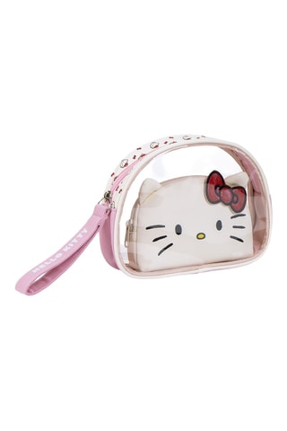Estojo de higiene e pochete Hello Kitty - Rosa