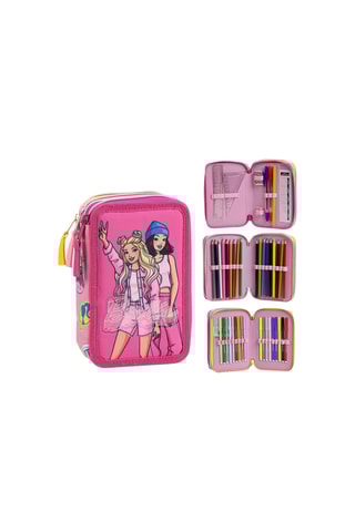 Estojo Barbie - 44 peças - Fúcsia