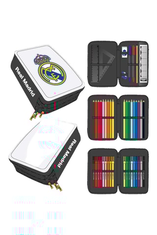 Estojo Real Madrid - 44 peças - Branco