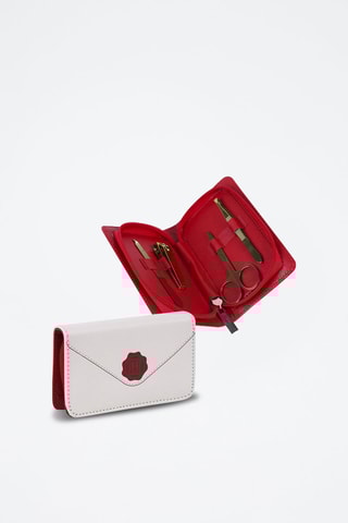 Bolsa de cuidados Harry Potter - 4 peças - Bege e vermelho