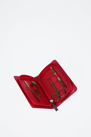 Bolsa de cuidados Harry Potter - 4 peças - Bege e vermelho