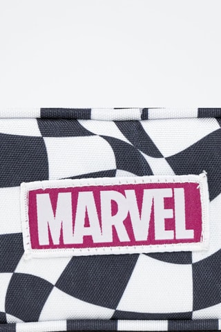Estojo Marvel - Preto e branco