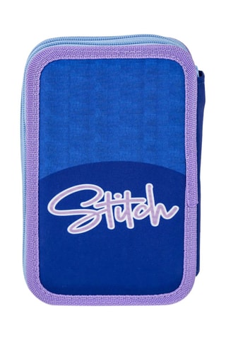 Estojo completo Stitch Lilo e Stitch Disney - 29 peças - Azul
