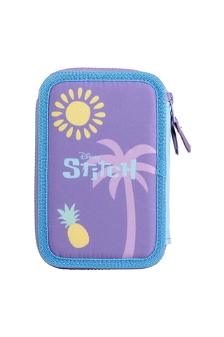 Estojo completo Stitch Lilo e Stitch Disney - 27 peças - Lilás