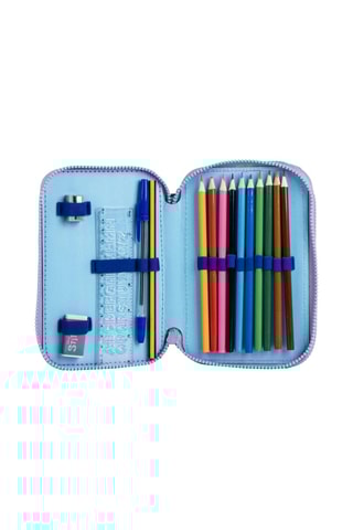 Estojo completo Stitch Lilo e Stitch Disney - 27 peças - Lilás