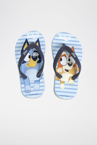 Chinelos de dedo Bluey - Azul