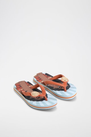 Chinelos de dedo Vaiana Disney - Azul-claro