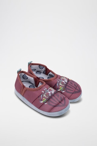 Pantufas Looney Tunes Bordô
