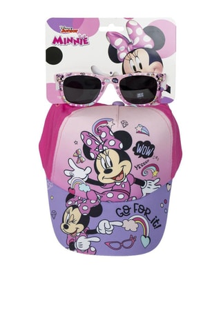 Boné e Óculos de Sol criança Minnie Disney Categoria 3 - Fúcsia e rosa