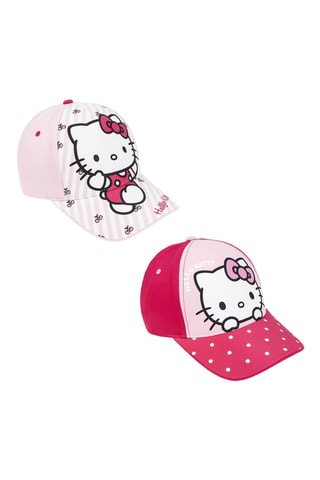 2 bonés Hello Kitty Sanrio - Rosa