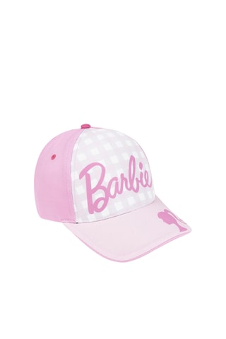2 bonés Barbie - Azul-celeste e rosa maquilhagem