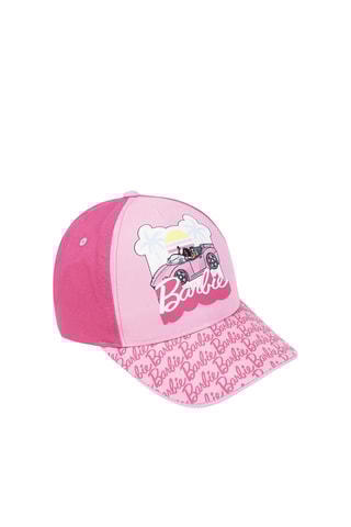2 bonés Barbie - Azul-celeste e rosa maquilhagem