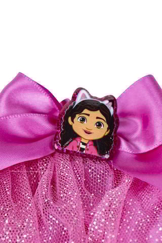 Bandolete com orelhas e saia Gabby e a casa mágica - DreamWorks Fúcsia