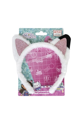 Bandolete Gabby e a Casa  de Bonecas - Rosa e branco
