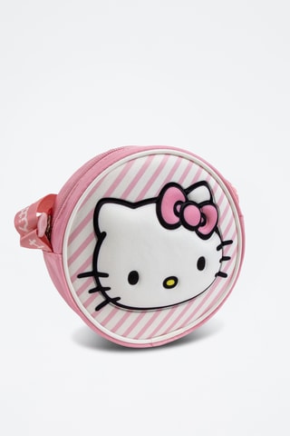 Mala a tiracolo Hello Kitty Sanrio - Branco e rosa maquilhagem