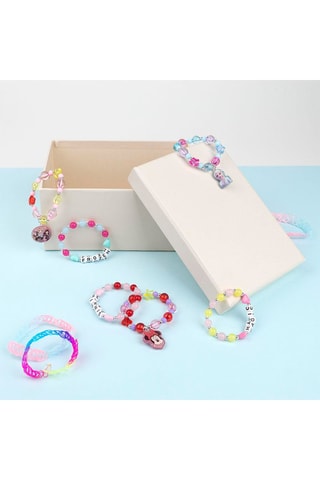 3 pulseiras Minnie - Disney Rosa e azul