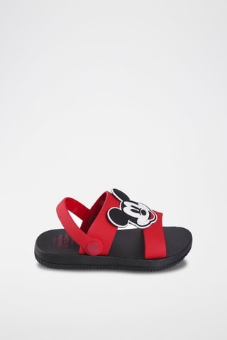Sandálias Mickey Disney Preto e vermelho